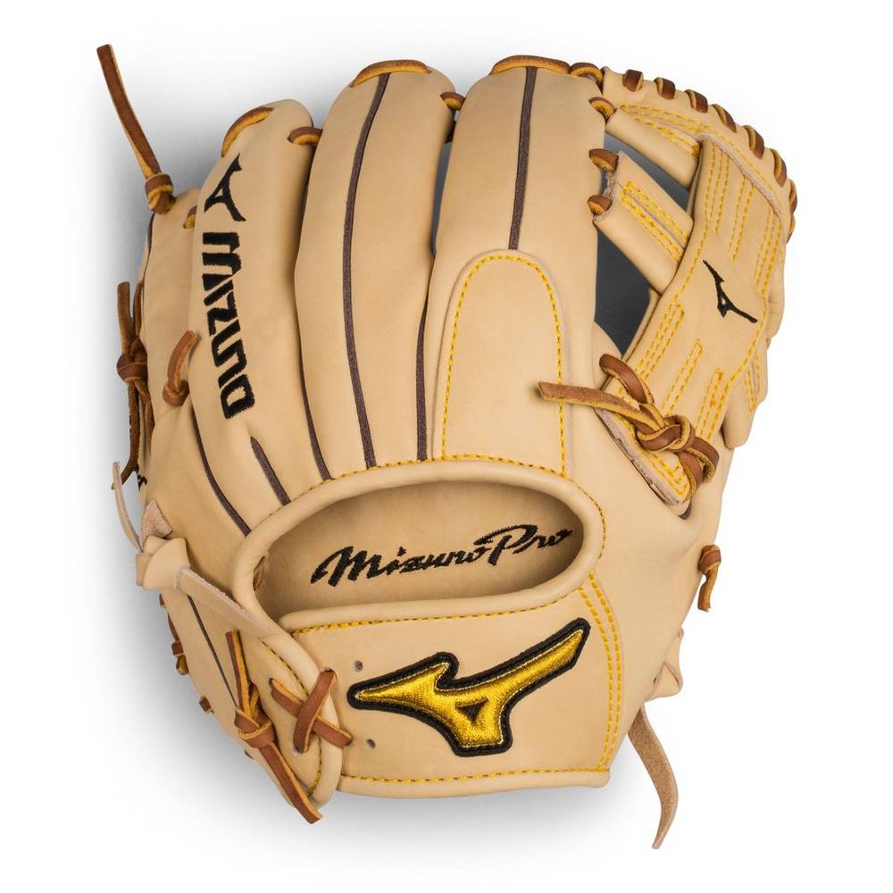 Mizuno Men's Pro Infield Baseball Glove 11.5" - Regular Pocket Brown (312492-HOY)